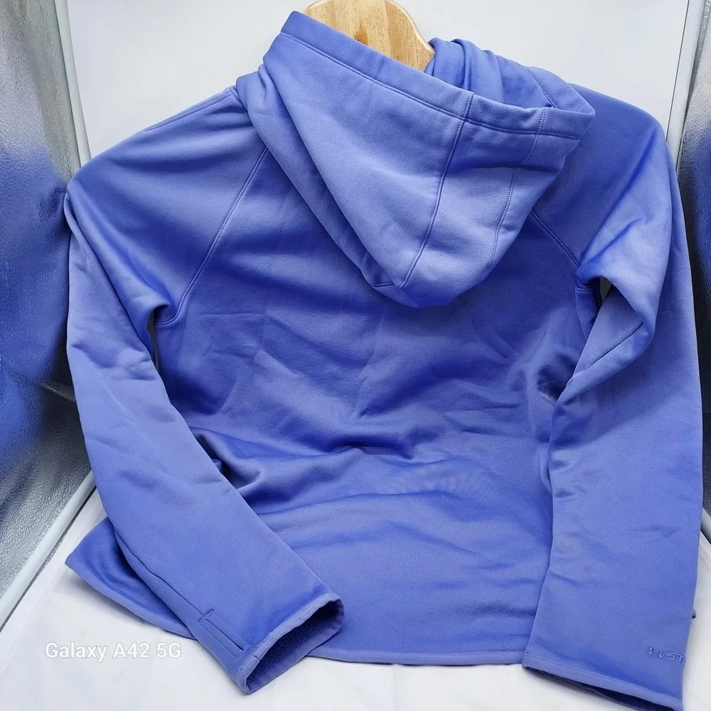 Under Armour Kids Hoodie‎ Sweatshirt Large Blue Pullover Activewear